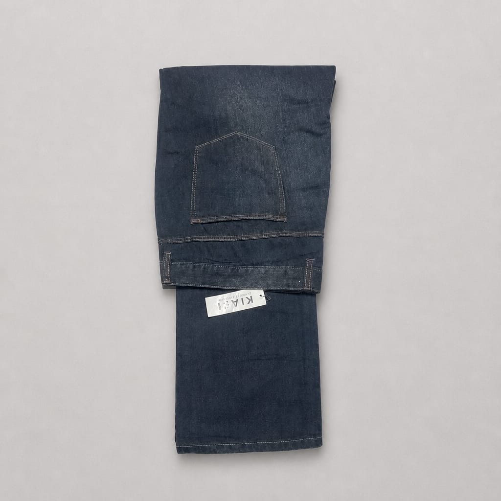Kiabi Men's Straight Fit Jeans - Dark Wash Blue