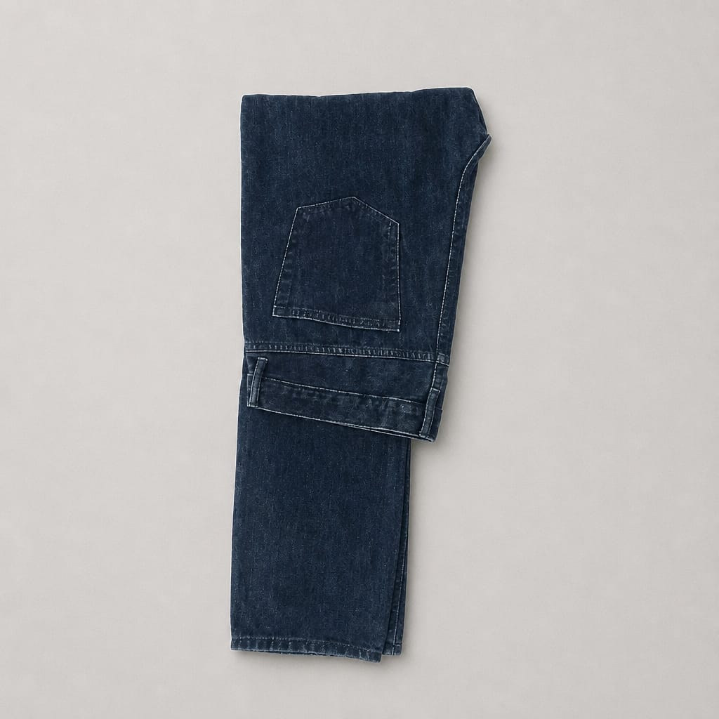 Men's Straight Fit Stretch Jeans - Dark Wash Blue