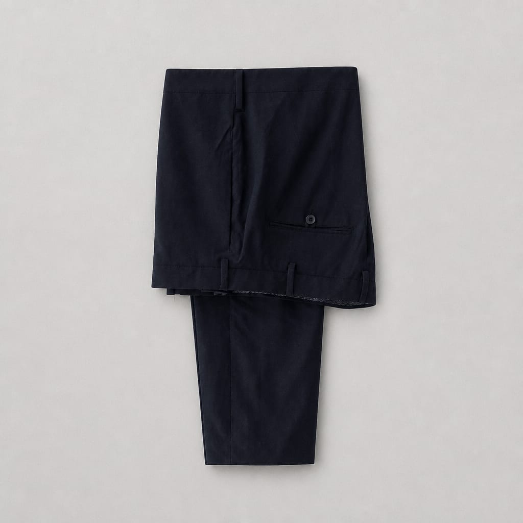 Men's Slim Fit Classic Smart Formal Pant Trouser - Navy Blue